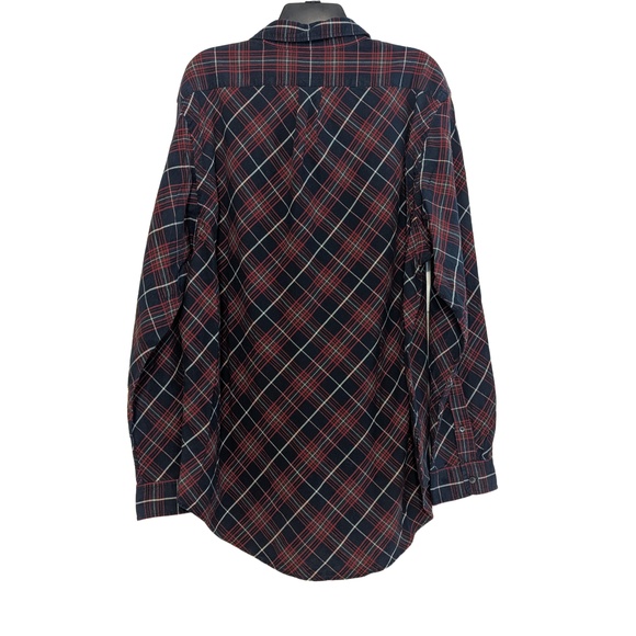 NWT Ralph Lauren Polo Jeans Co Shirt Mens XL NavyRedWhite Plaid ButtonDown - Picture 5 of 14